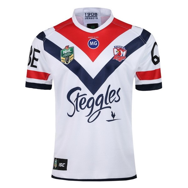 Maillot Rugby Sydney Roosters Exterieur 2018 Blanc